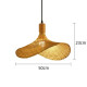 Straw Chandelier Medium